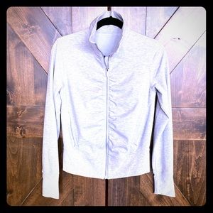 Lululemon grey zip up sweater size 6